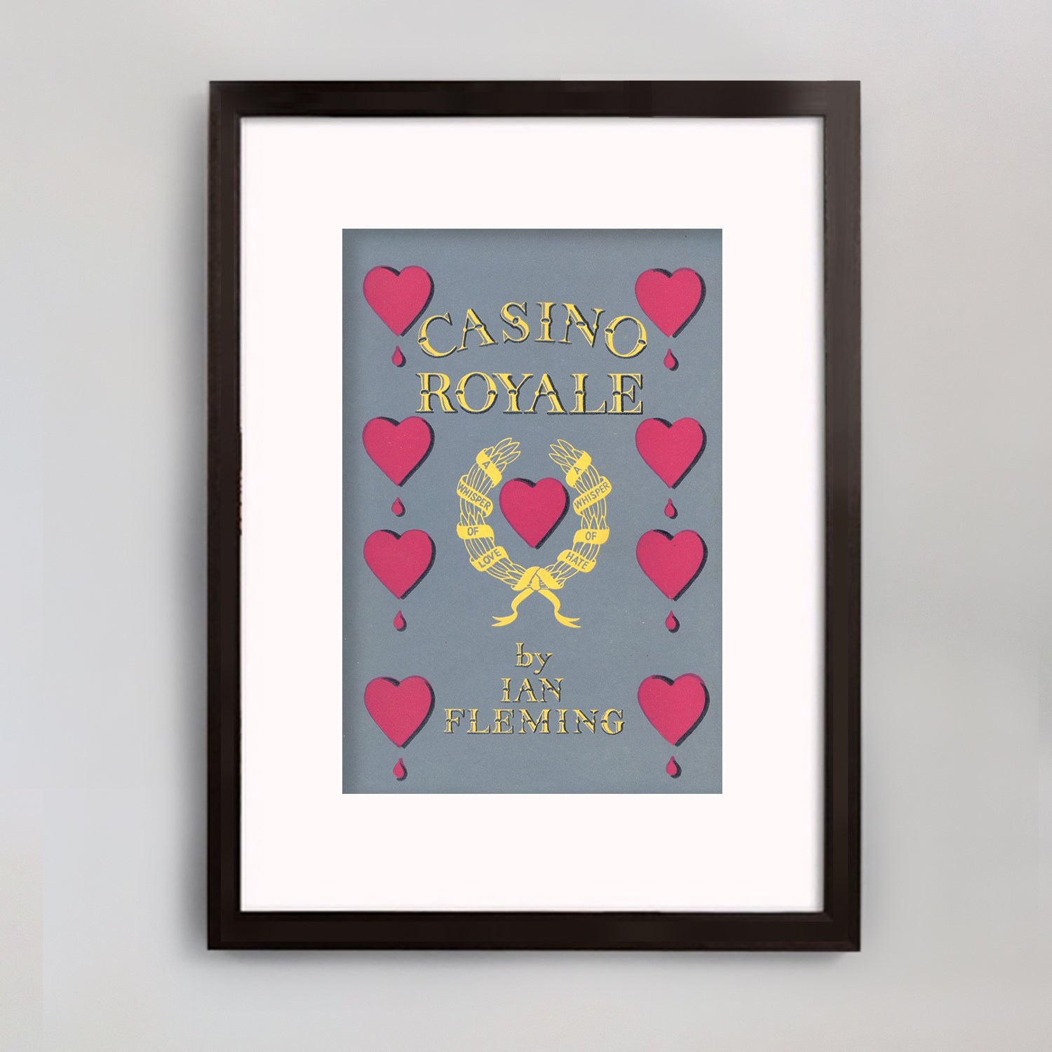 Casino Royale First Edition Cover Framed Art Print