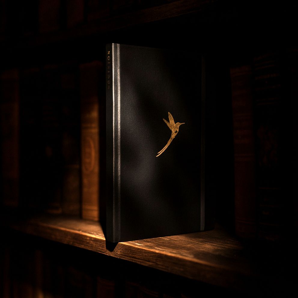 Ian Fleming Leather-bound Notebook - Hummingbird Edition