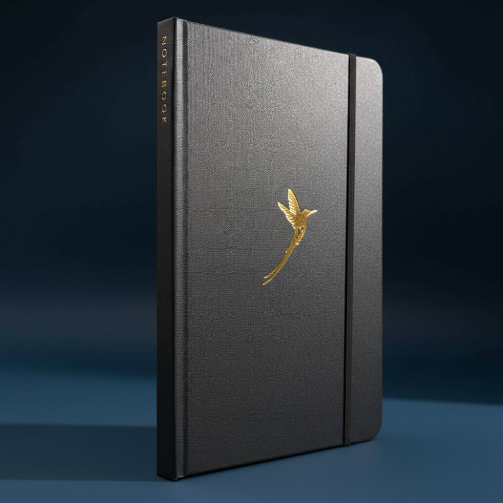 Ian Fleming Leather-bound Notebook - Hummingbird Edition