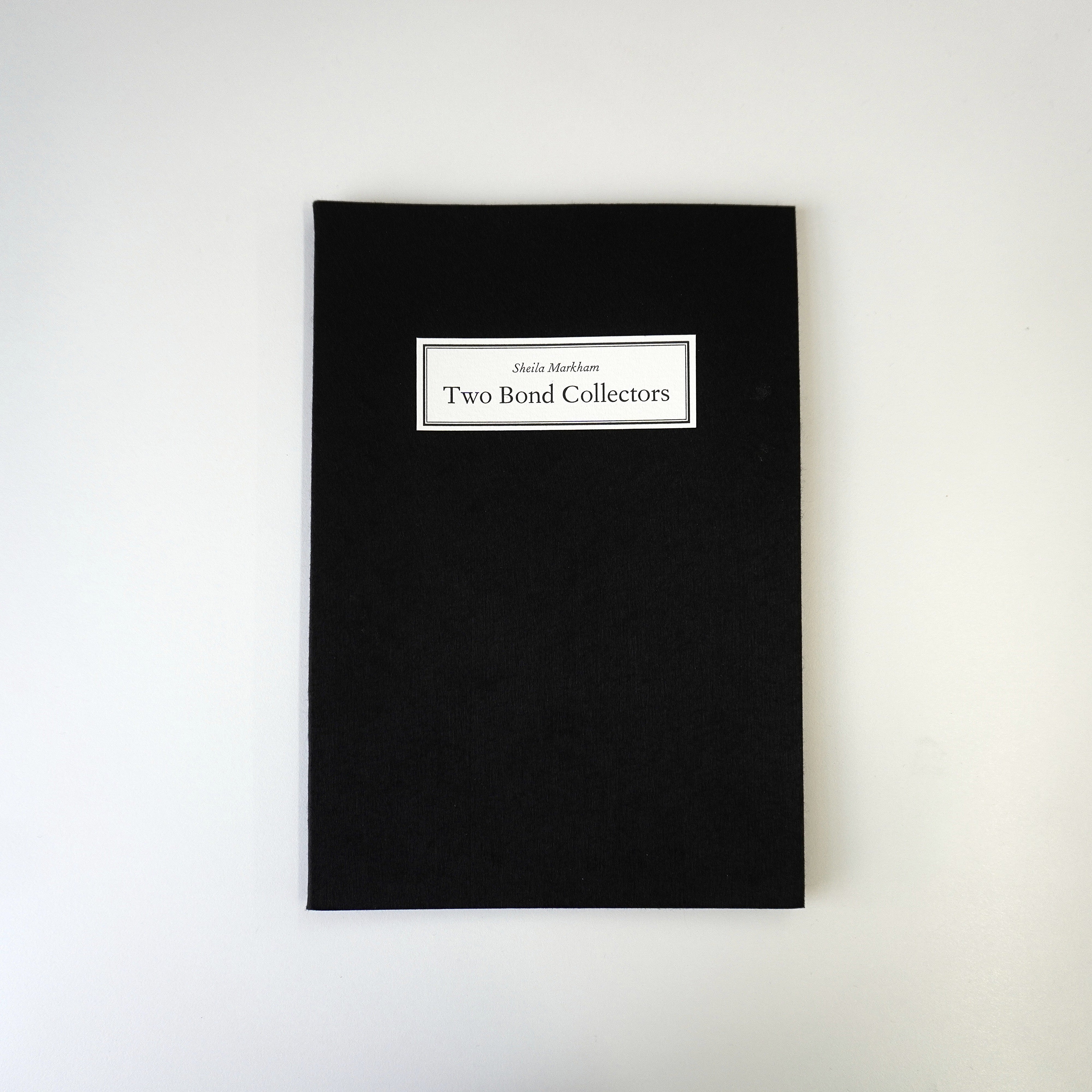 Two Bond Collectors Paperback Pamphlet - Queen Anne Press Signed & Numbered Edition - By Sheila Markham