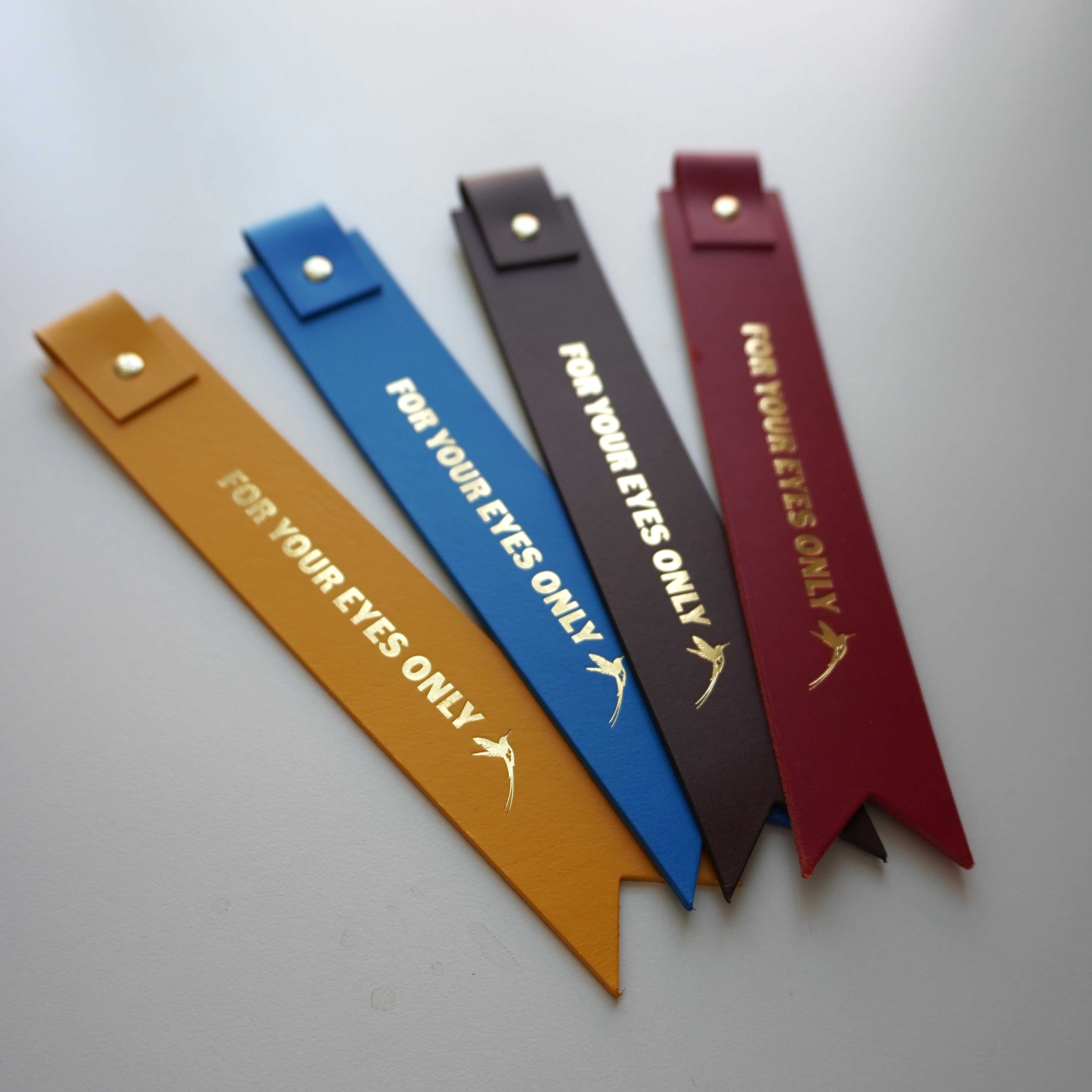 Ian Fleming Leather Bookmark - For Your Eyes Only Edition