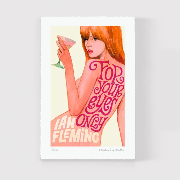 James Bond Cover Art Print Box Set - Signed & Numbered Medium Size Edition - By Michael Gillette