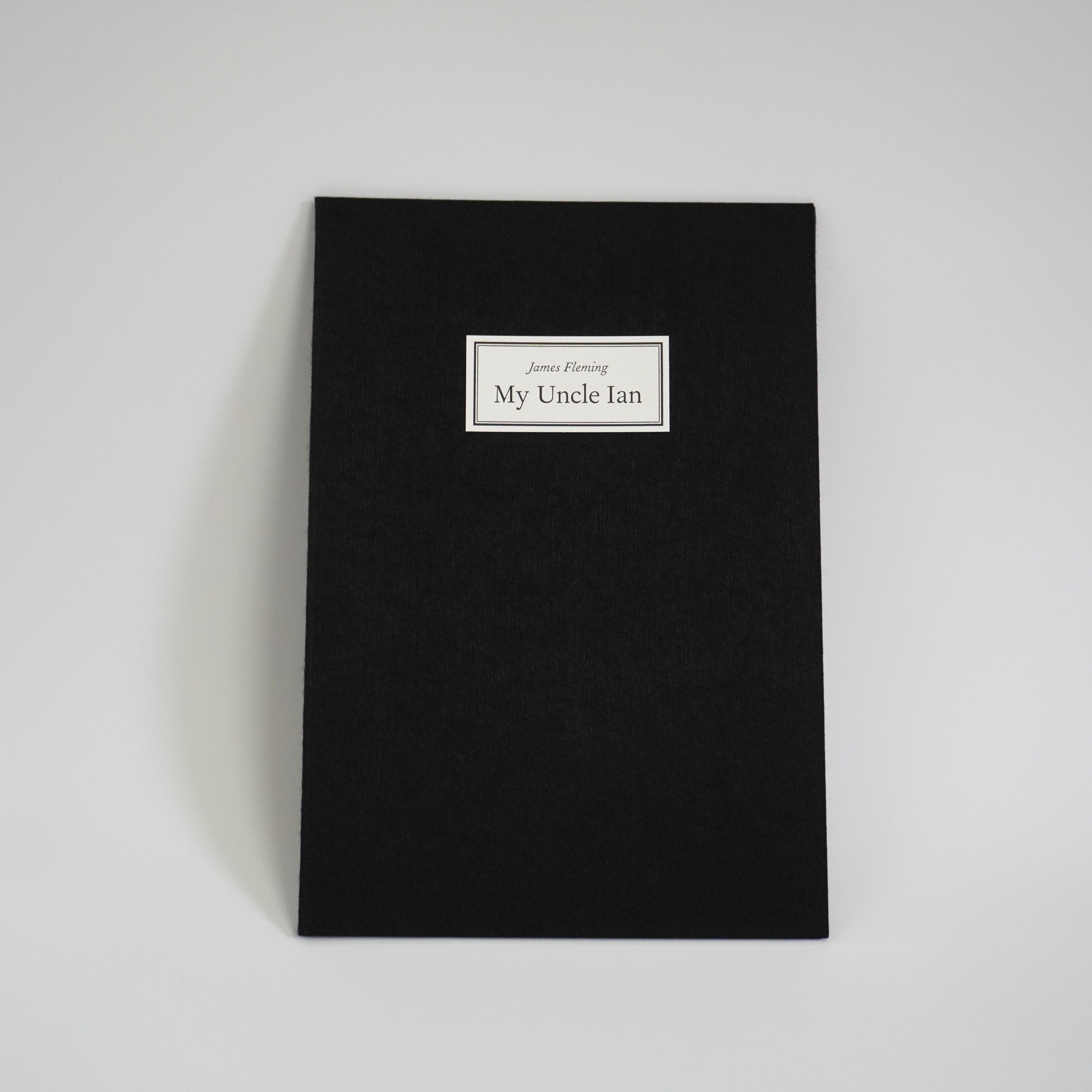 My Uncle Ian Paperback Pamphlet - Queen Anne Press Signed & Numbered Edition - By James Fleming