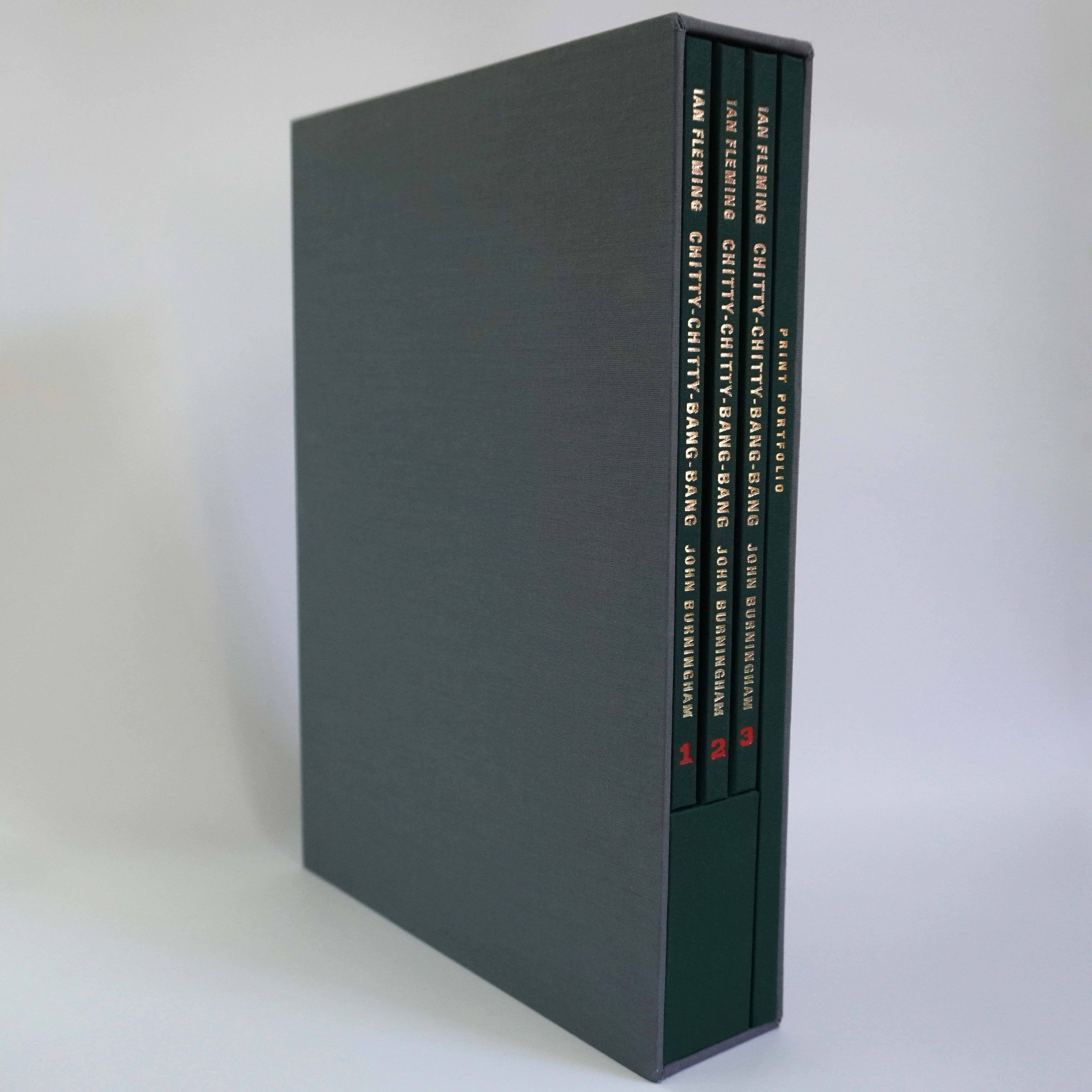 Chitty Chitty Bang Bang Set - Queen Anne Press Numbered & Signed Deluxe Art Edition - by Ian Fleming