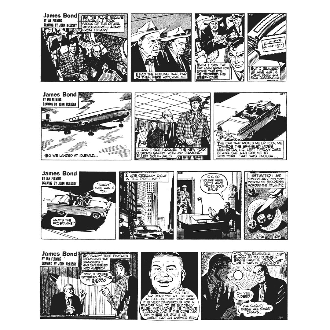 James Bond Signature Comic Strip Collection Hardback Book (Pre-order)