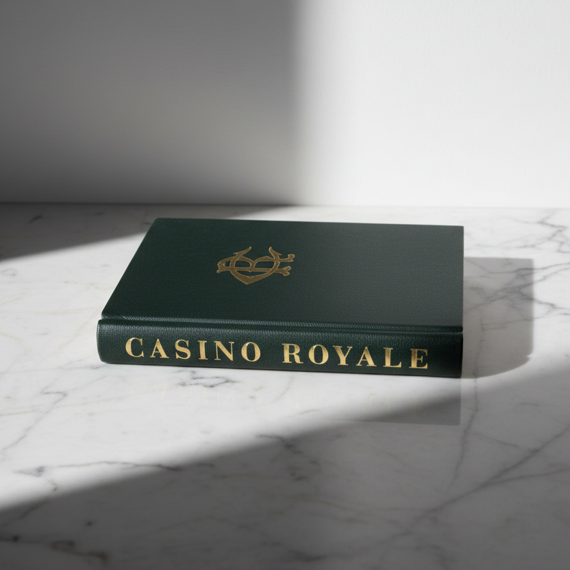 Casino Royale Leather-bound Hardback Book - Queen Anne Press Numbered Edition - By Ian Fleming