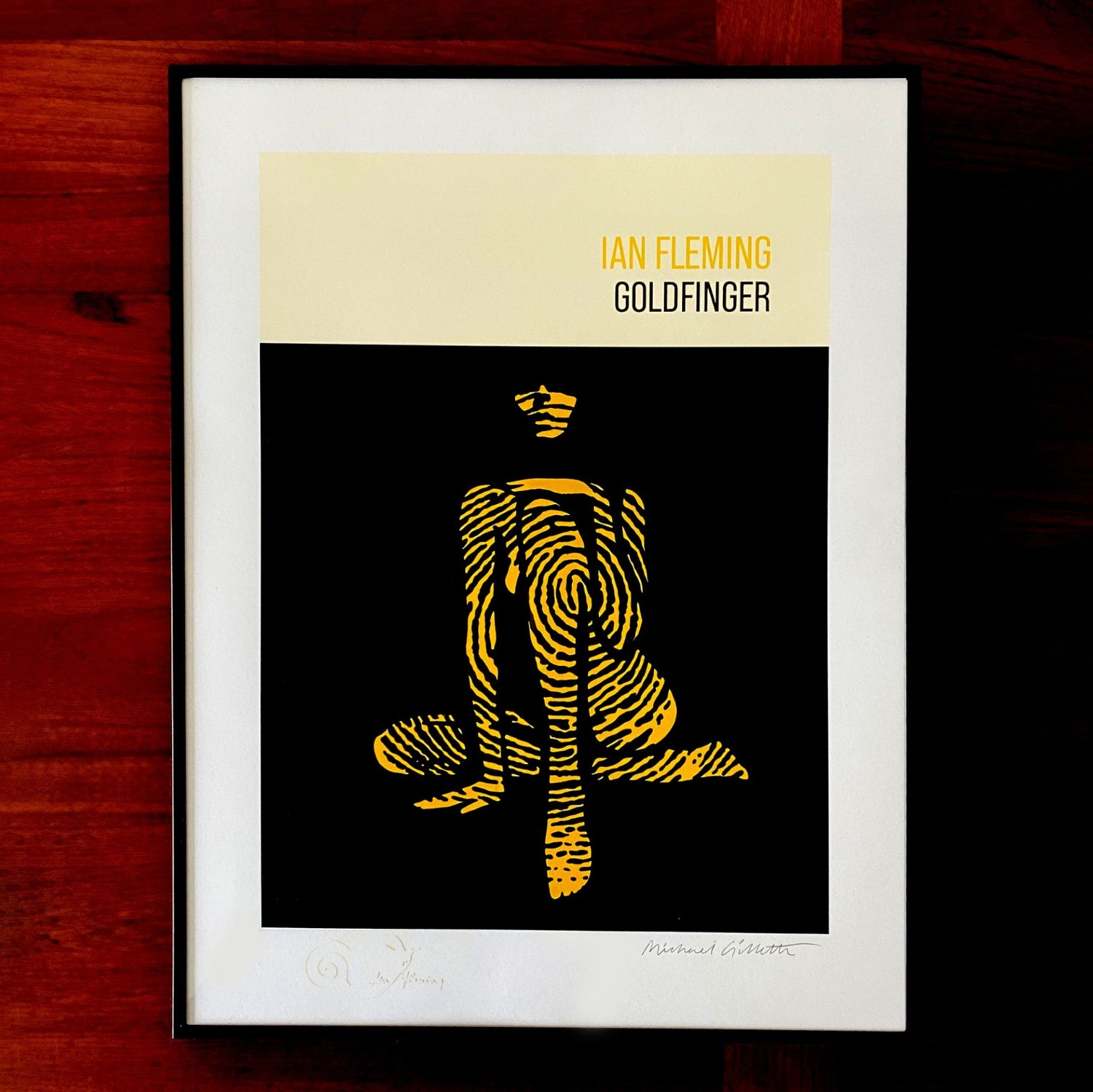 Goldfinger Large Art Print - Signed & Numbered Edition - By Michael Gillette