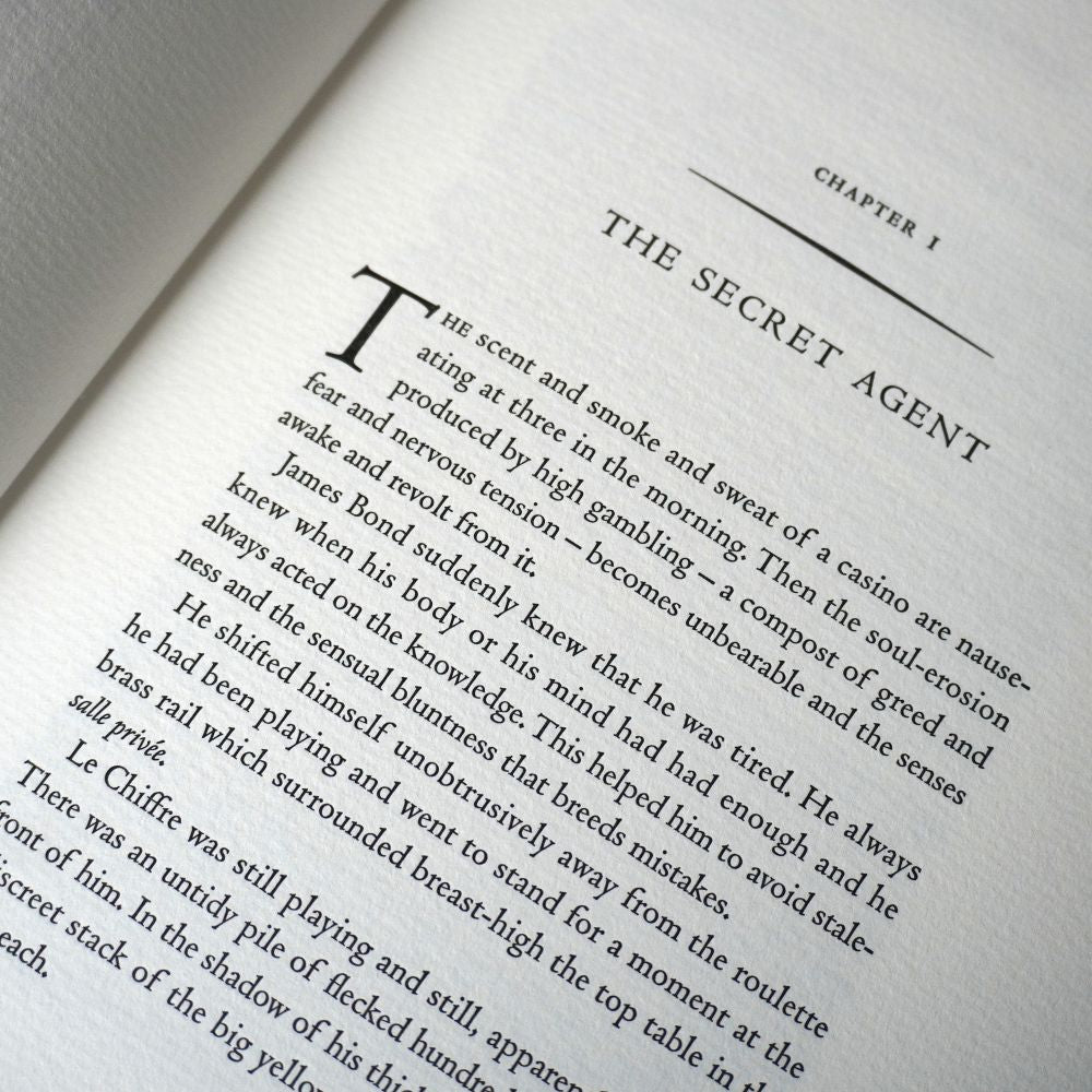 Casino Royale Leather-bound Hardback Book - Queen Anne Press Numbered Edition - By Ian Fleming