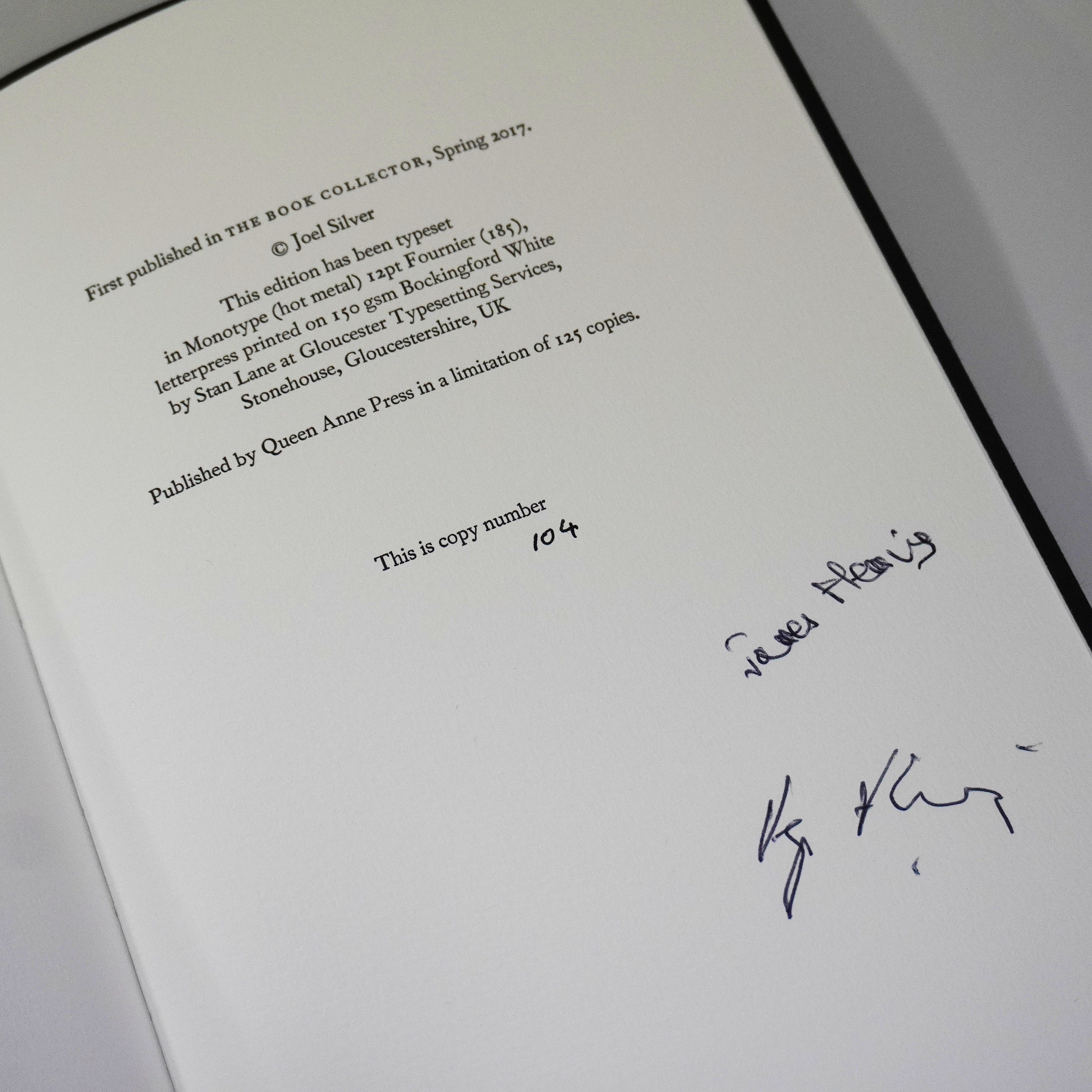 Books That Had Started Something: Ian Fleming's Book Collection Paperback Pamphlet - Queen Anne Press Signed & Numbered Edition - By Joel Silver