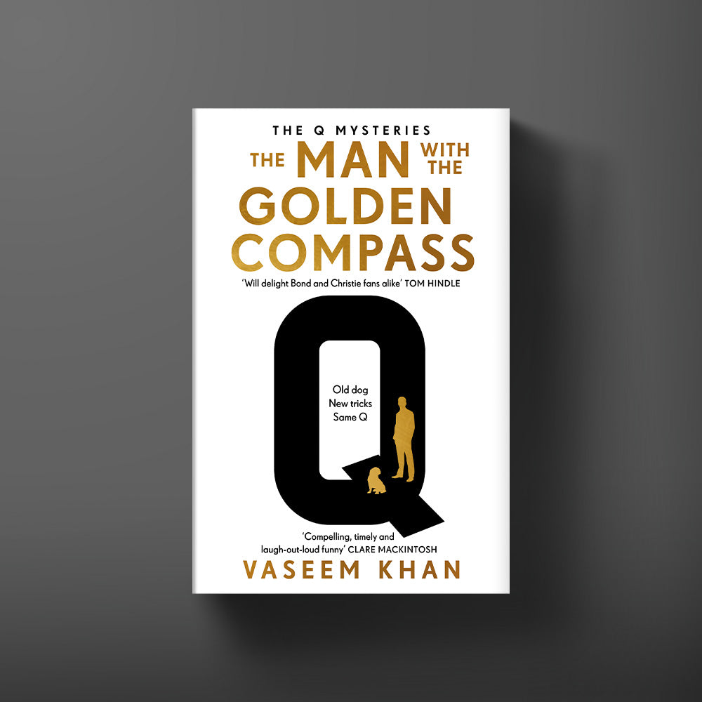 The Man With The Golden Compass Hardback Book - By Vaseem Khan (Pre-order)