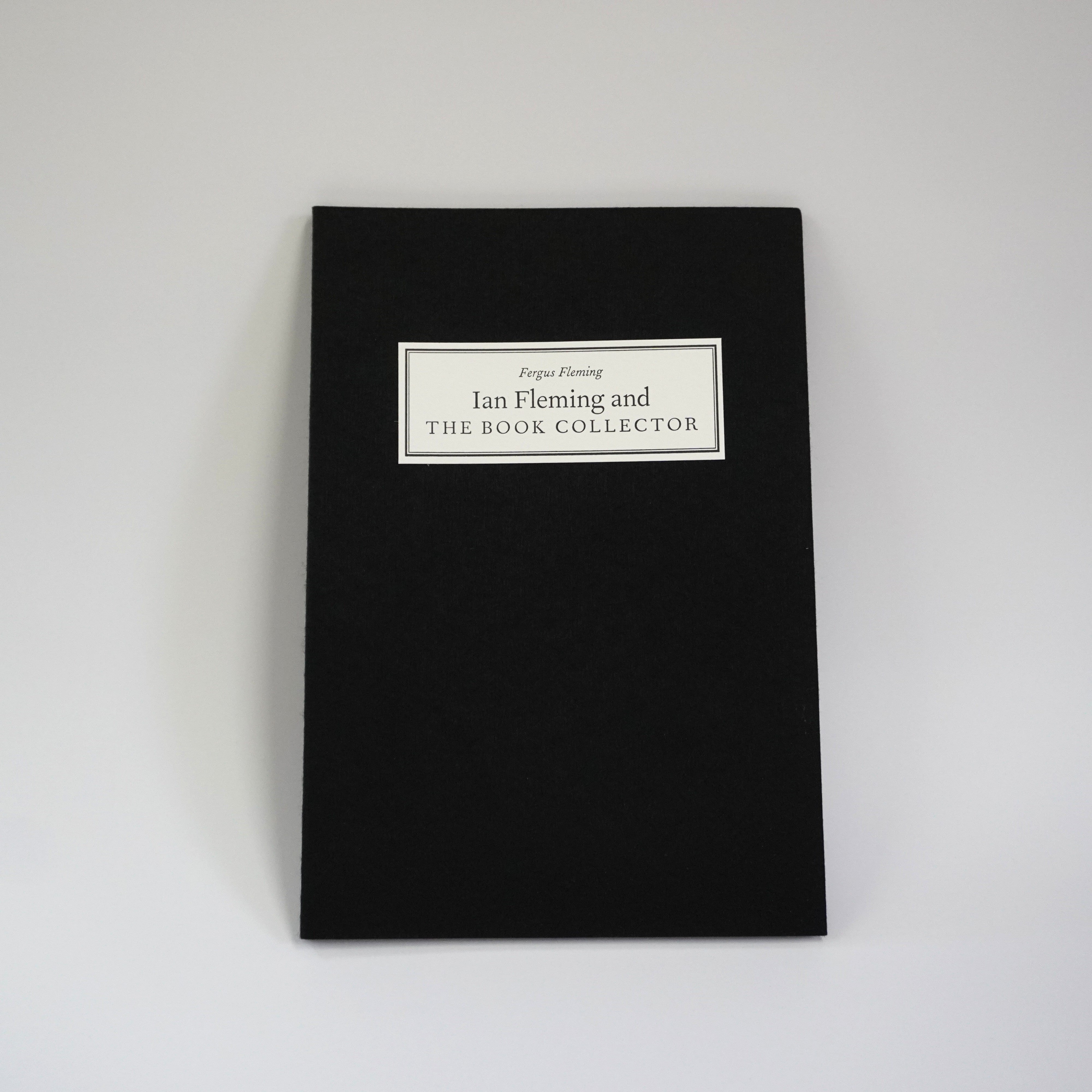 Ian Fleming and The Book Collector Paperback Pamphlet - Queen Anne Press Signed & Numbered Edition - By Fergus Fleming