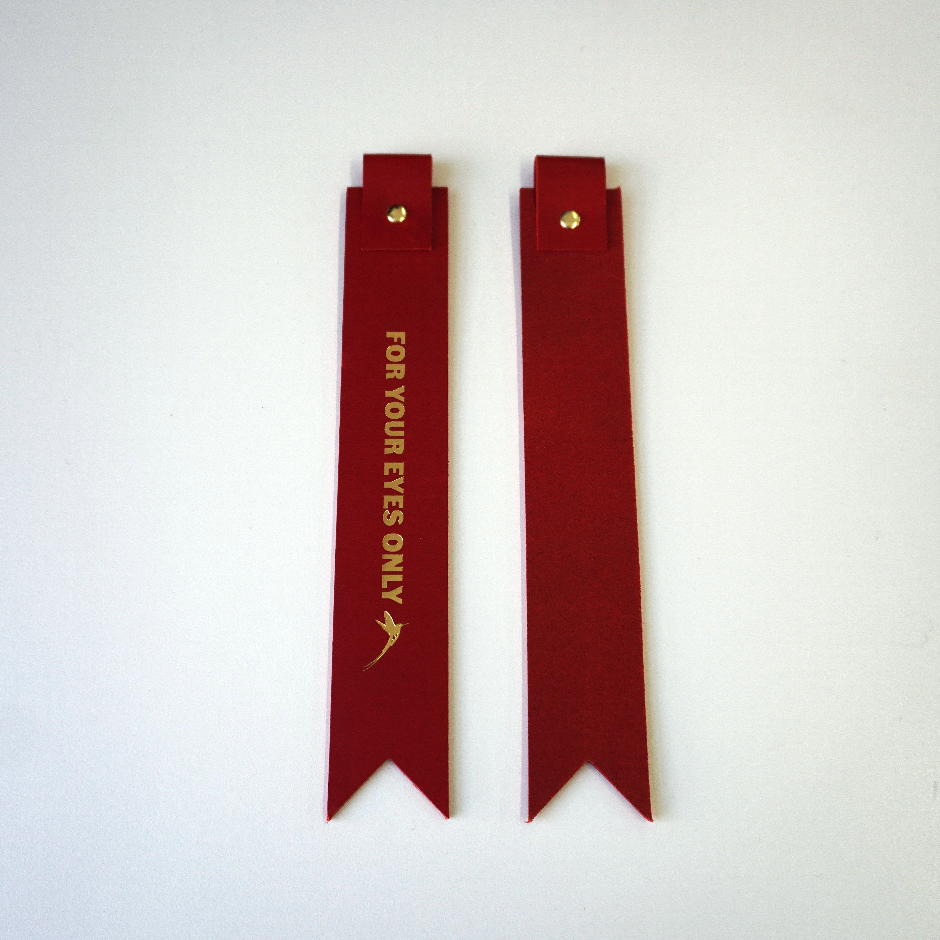 Ian Fleming Leather Bookmark - For Your Eyes Only Edition