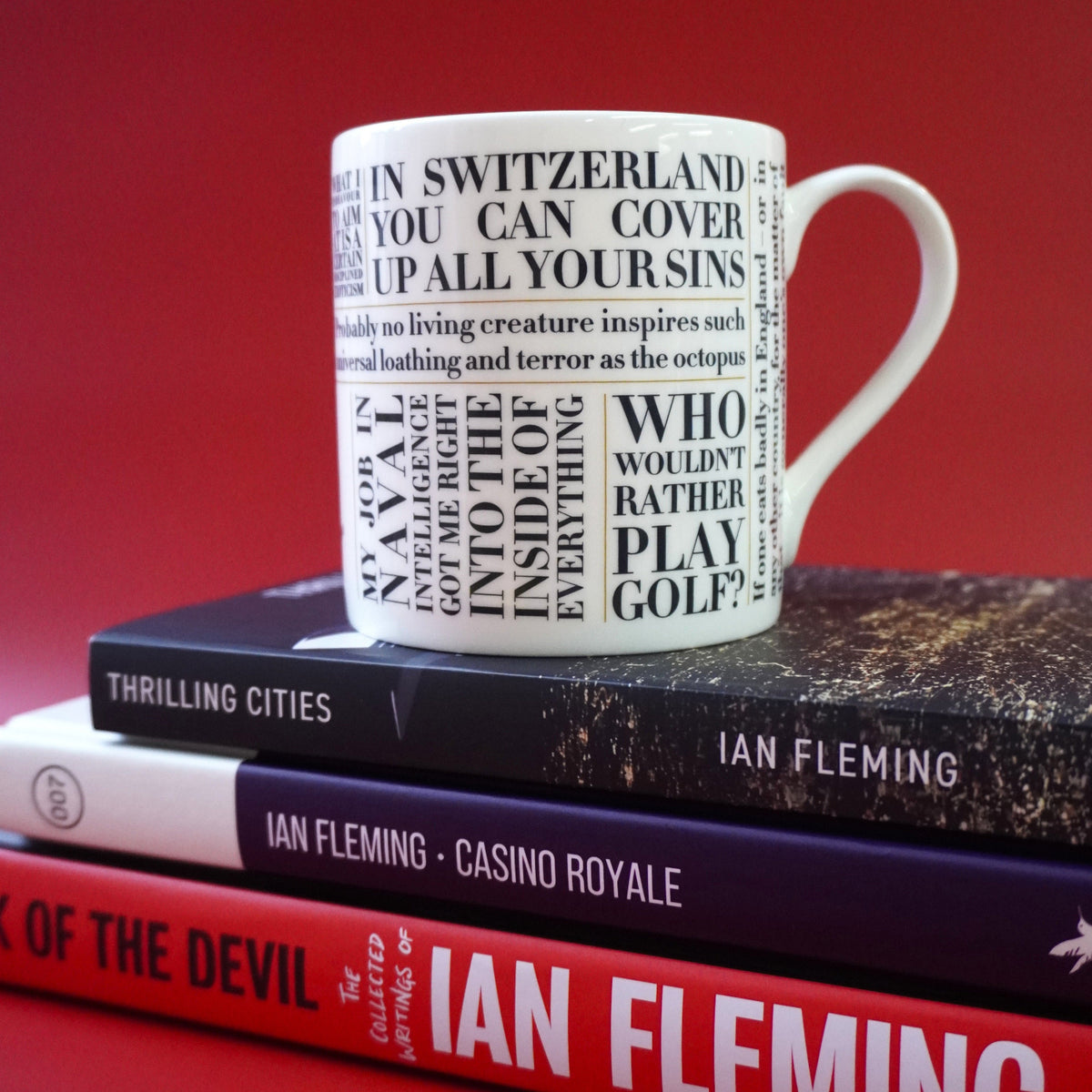 Ian Fleming Quotes Fine Bone China Mug