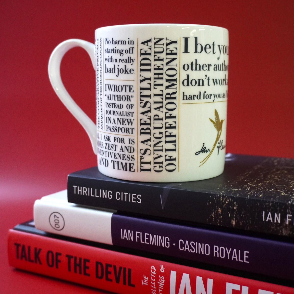 Ian Fleming Quotes Fine Bone China Mug