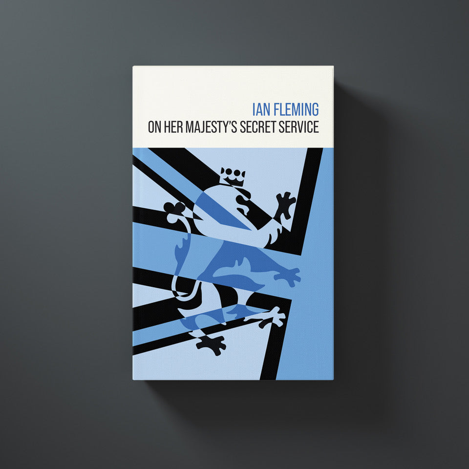 James Bond On Her Majesty's Secret Service Hardback Book - By Ian Fleming 007Store