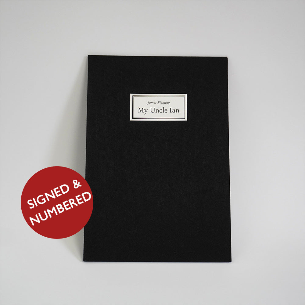 My Uncle Ian Paperback Pamphlet - Queen Anne Press Signed & Numbered Edition - By James Fleming