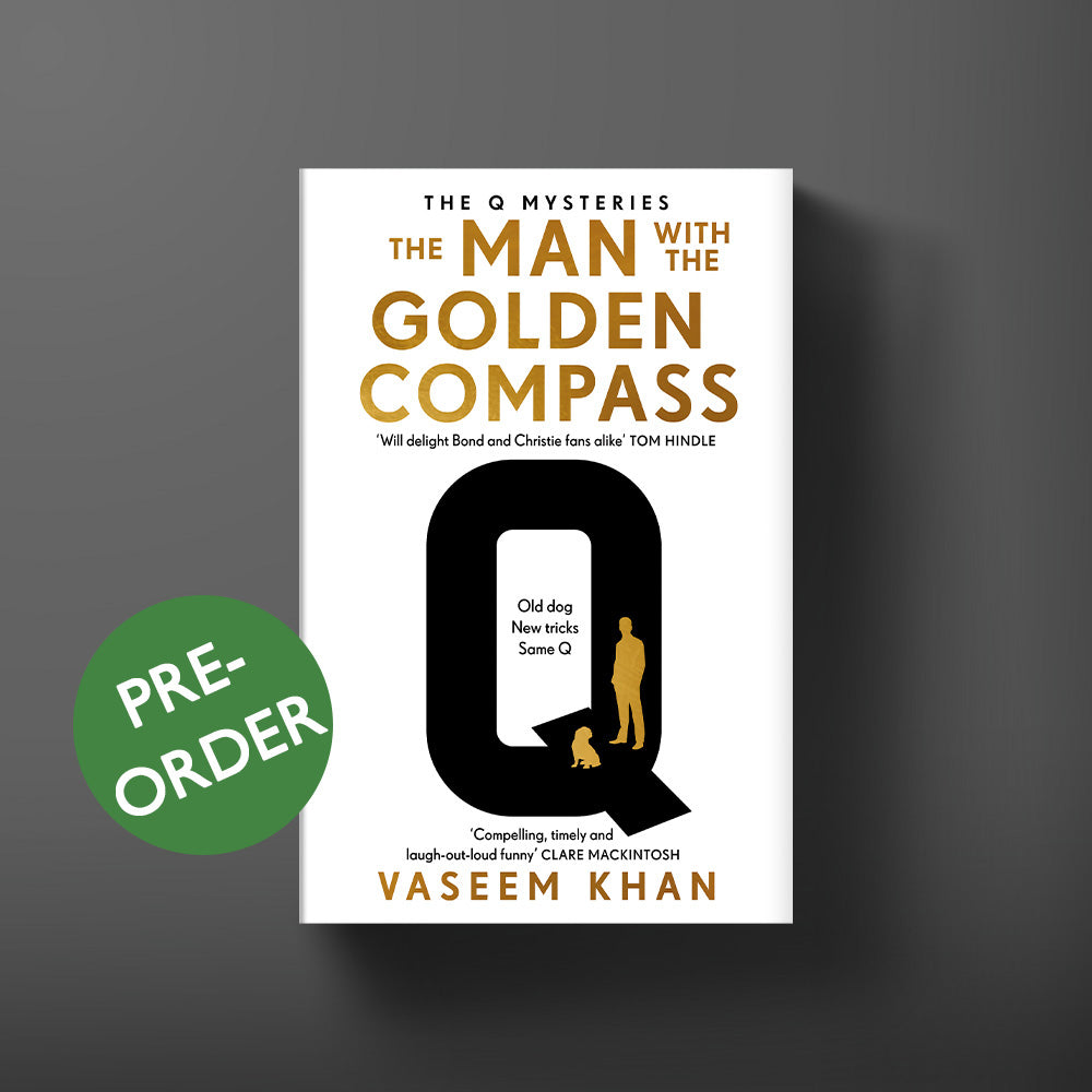 The Man With The Golden Compass Hardback Book - By Vaseem Khan (Pre-order)