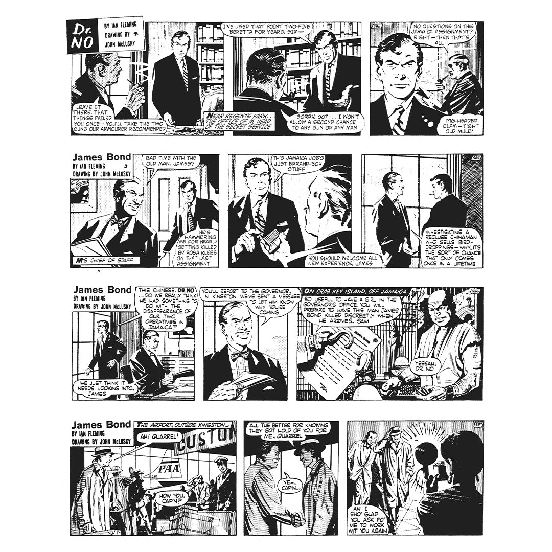 James Bond Signature Comic Strip Collection Hardback Book (Pre-order)