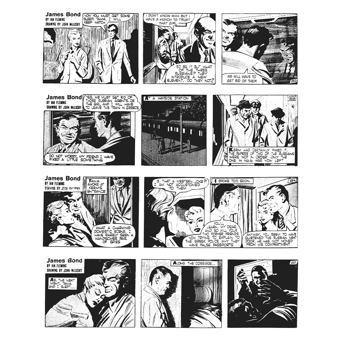 James Bond Signature Comic Strip Collection Hardback Book (Pre-order)
