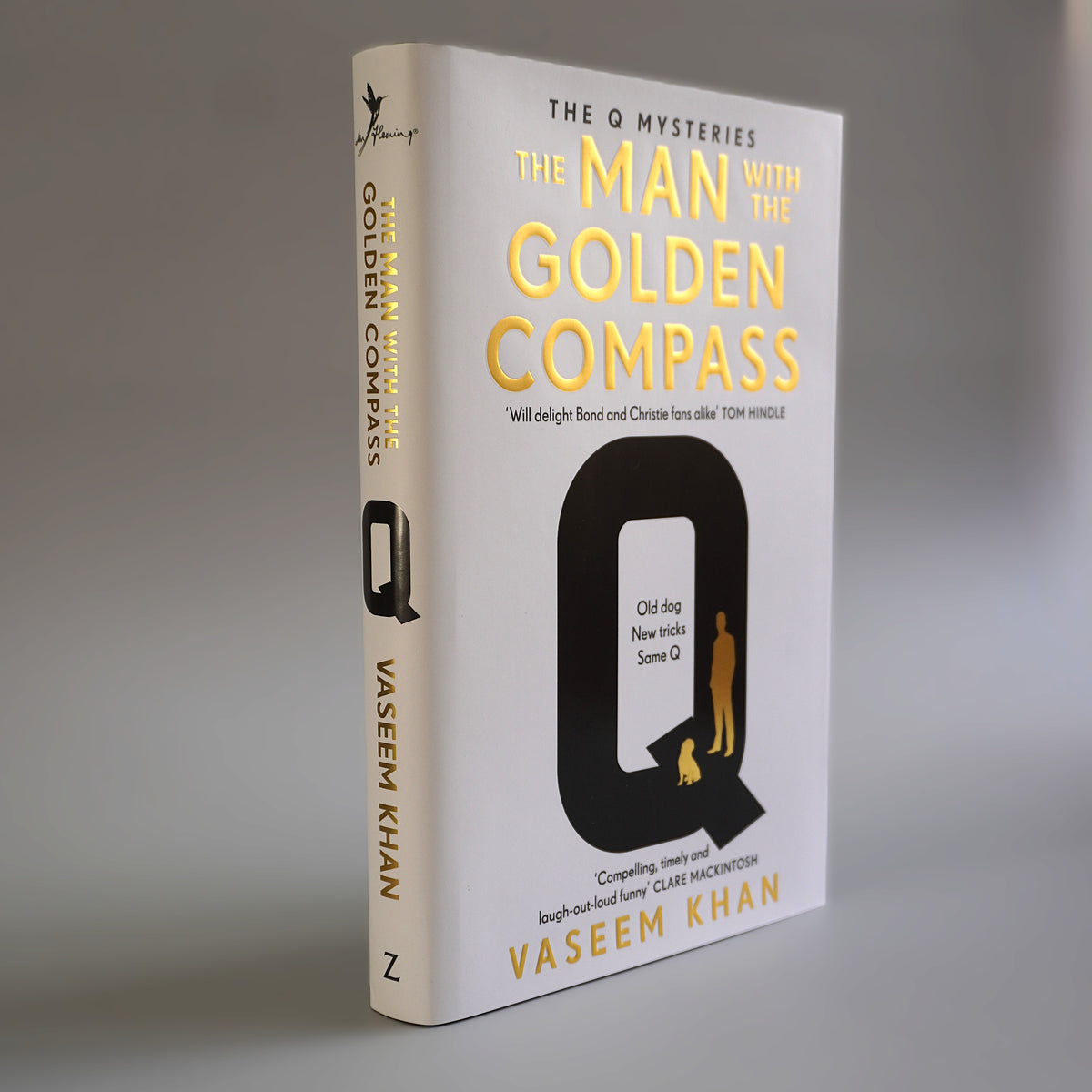 The Man With The Golden Compass Hardback Book - By Vaseem Khan