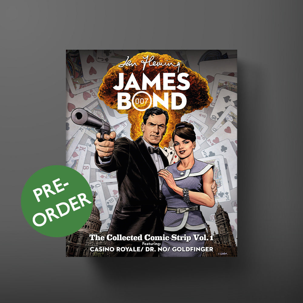 James Bond Signature Comic Strip Collection Hardback Book (Pre-order)