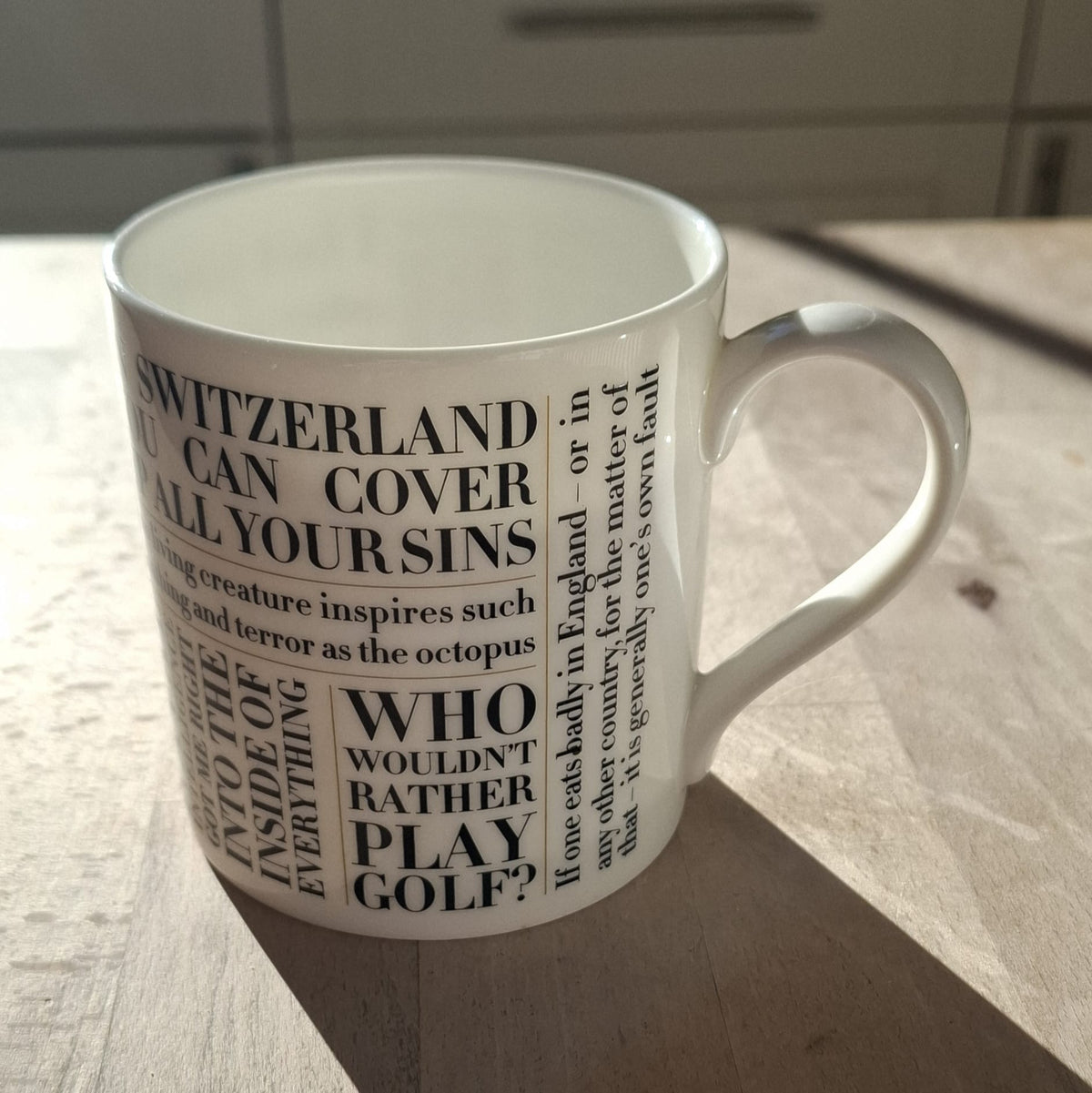 Ian Fleming Quotes Fine Bone China Mug