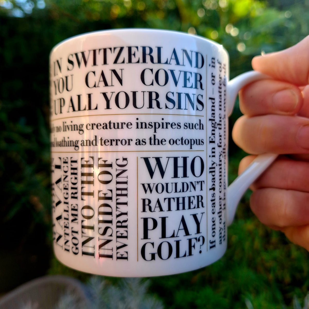 Ian Fleming Quotes Fine Bone China Mug