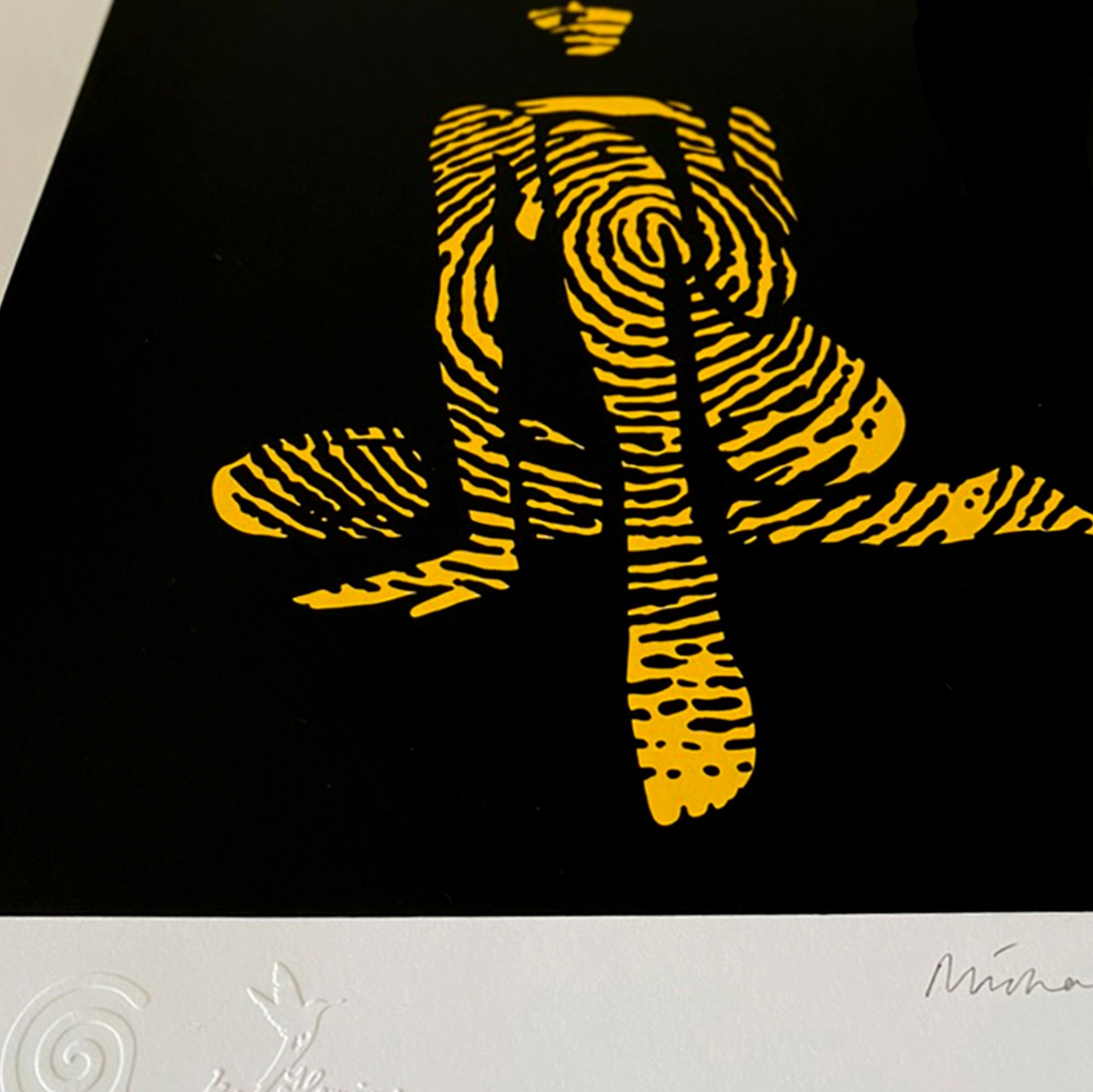 Goldfinger Large Art Print - Signed & Numbered Edition - By Michael Gillette