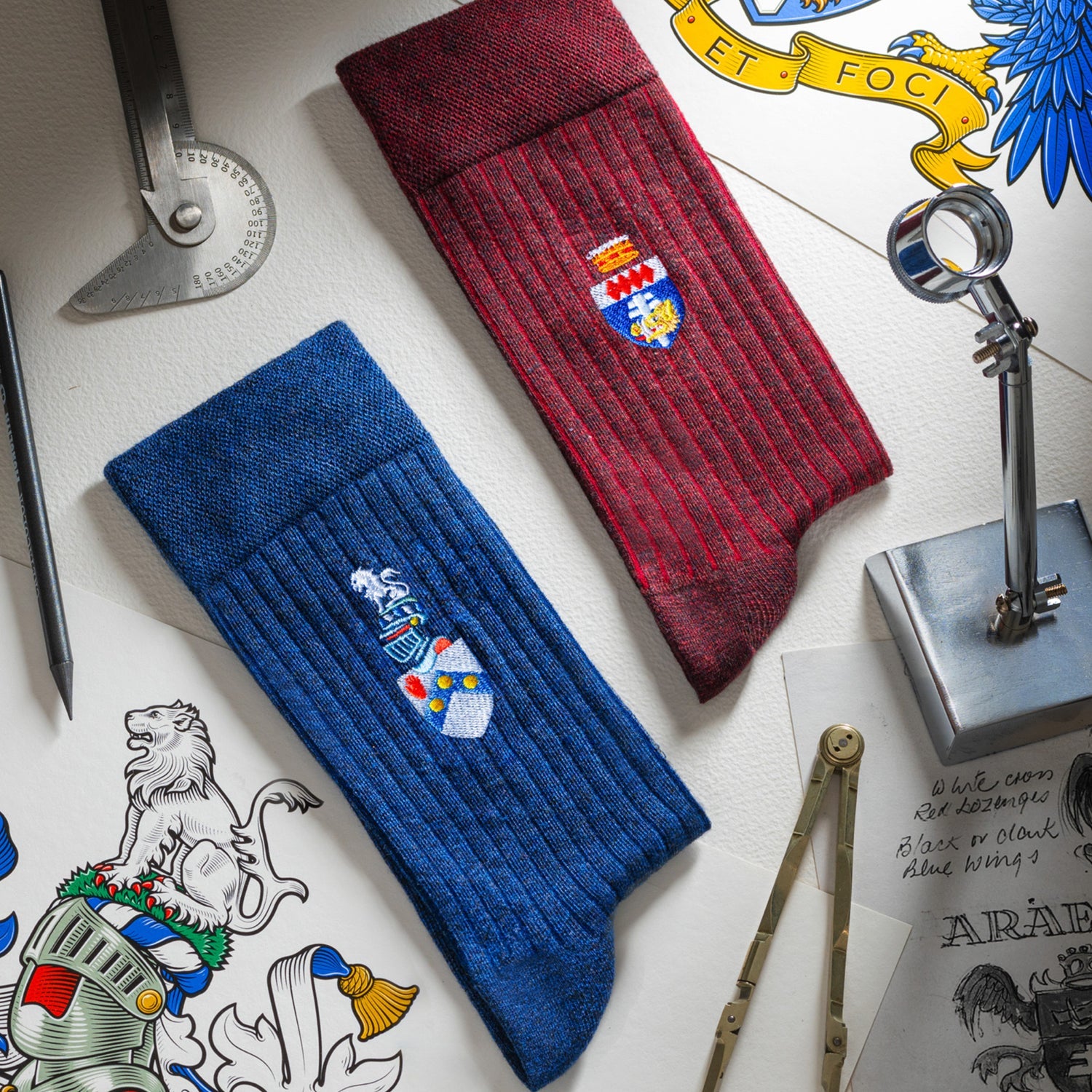James Bond Two Sock Giftbox - Heraldry Edition - By The London Sock Exchange 007Store
