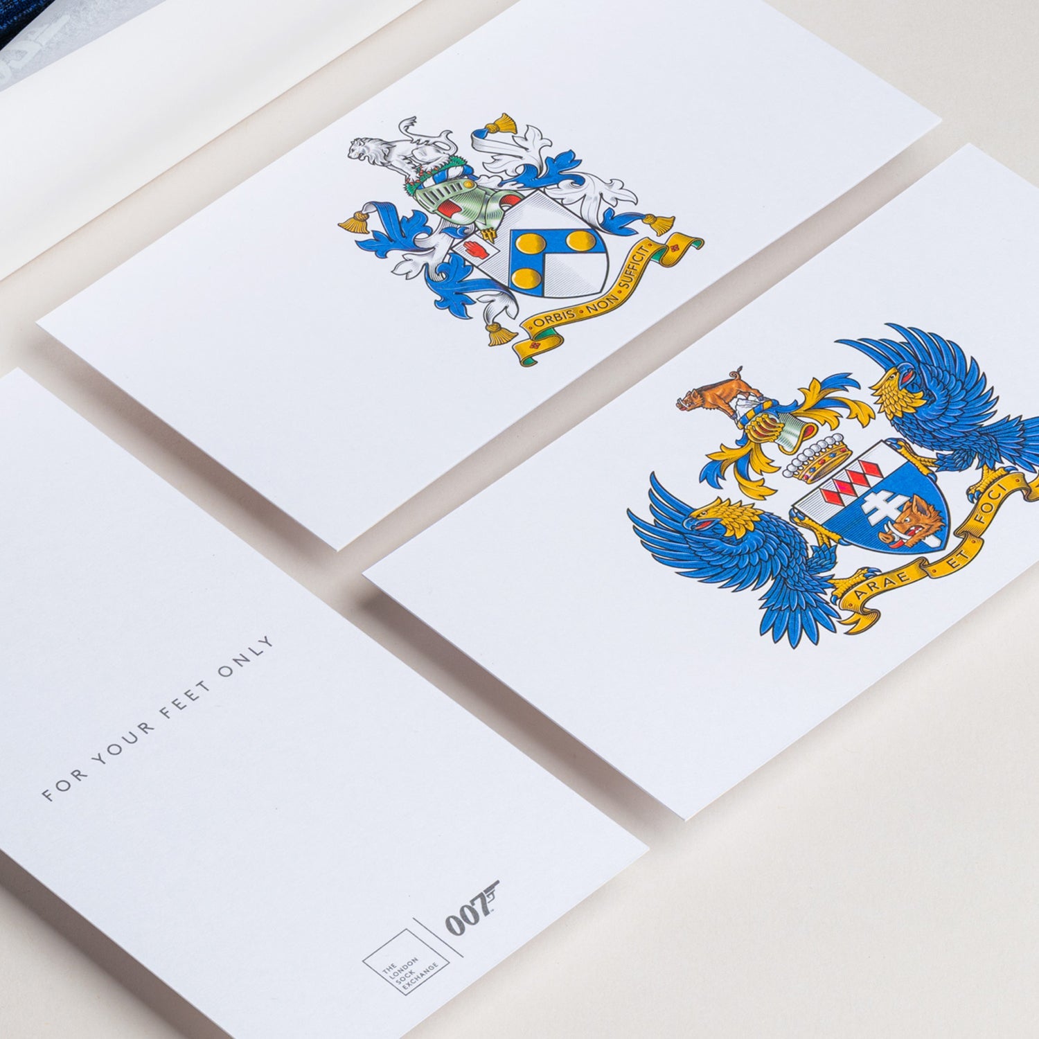 James Bond Two Sock Giftbox - Heraldry Edition - By The London Sock Exchange 007Store